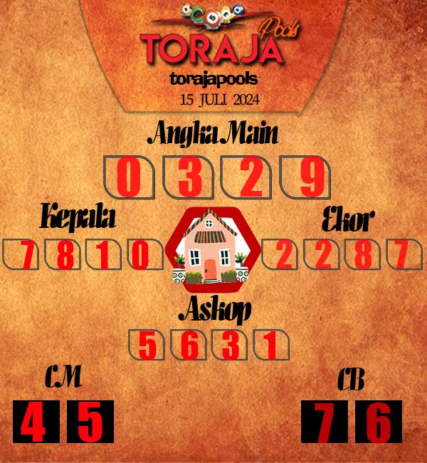 Kode Syair Toraja - juli Pools
