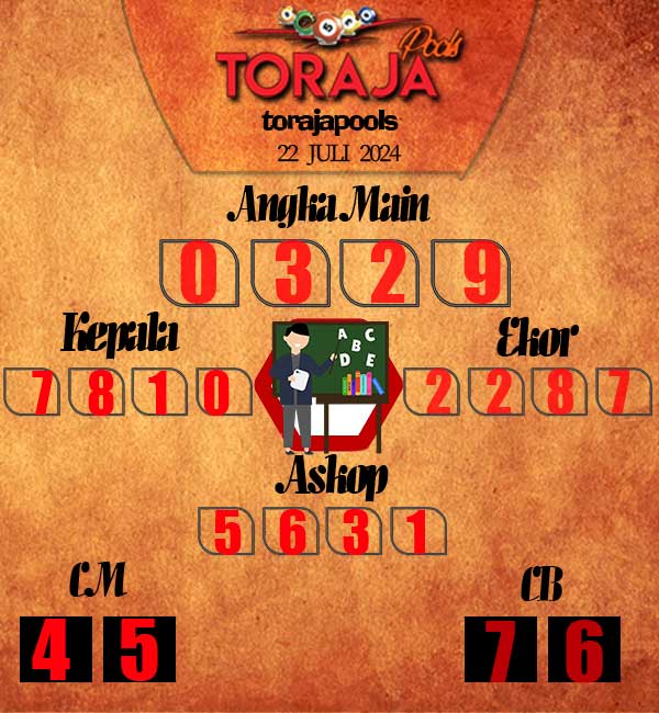 Kode Syair Toraja - juli Pools